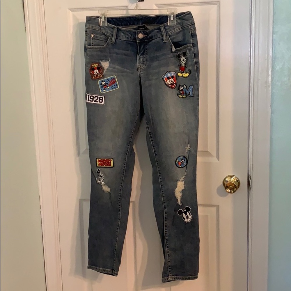 Torrid Mickey Mouse Disney Boyfriend Jeans